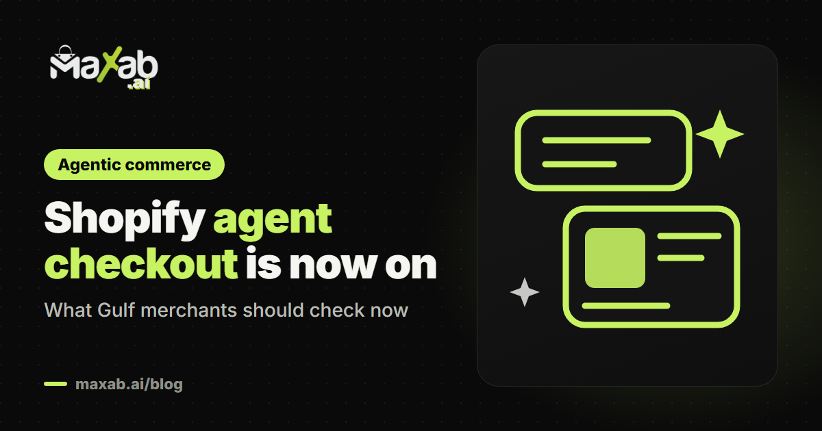 Shopify Agent Checkout Is On by Default: A Gulf Guide